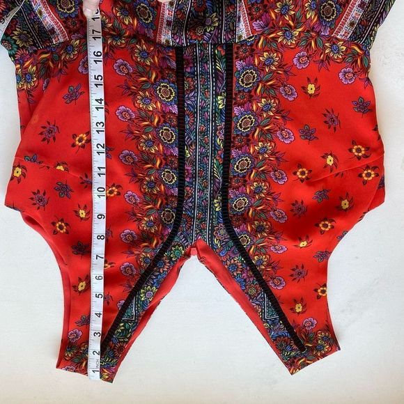 Nanette Lepore Midi Dress Red Sleeveless Woman’s Sz 10 - Picture 7 of 13